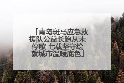 青岛斑马应急救援队公益长跑从未停歇 七载坚守绘就城市温暖底色