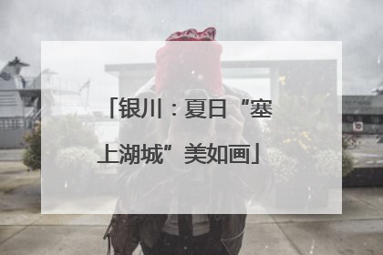 银川：夏日“塞上湖城”美如画
