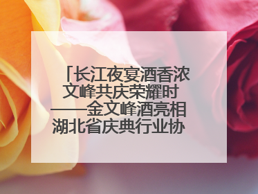 长江夜宴酒香浓 文峰共庆荣耀时——金文峰酒亮相湖北省庆典行业协会十周年盛典