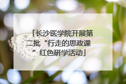 长沙医学院开展第二批“行走的思政课”红色研学活动