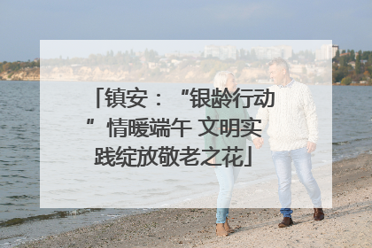 镇安：“银龄行动”情暖端午 文明实践绽放敬老之花