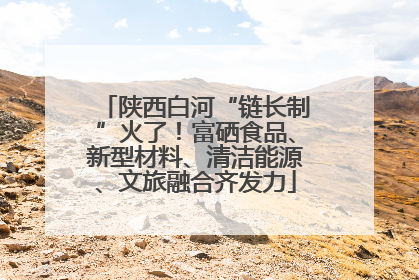 陕西白河“链长制”火了！富硒食品、新型材料、清洁能源、文旅融合齐发力