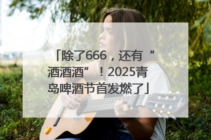 除了666，还有“酒酒酒”！2025青岛啤酒节首发燃了