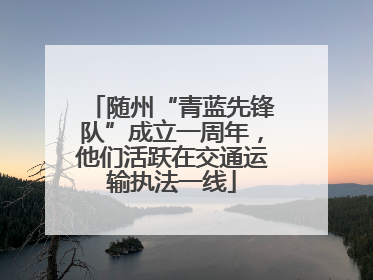 随州“青蓝先锋队”成立一周年，他们活跃在交通运输执法一线