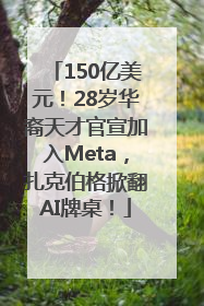 150亿美元！28岁华裔天才官宣加入Meta，扎克伯格掀翻AI牌桌！