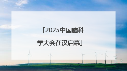 2025中国脑科学大会在汉启幕