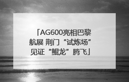 AG600亮相巴黎航展 荆门“试炼场”见证“鲲龙”腾飞